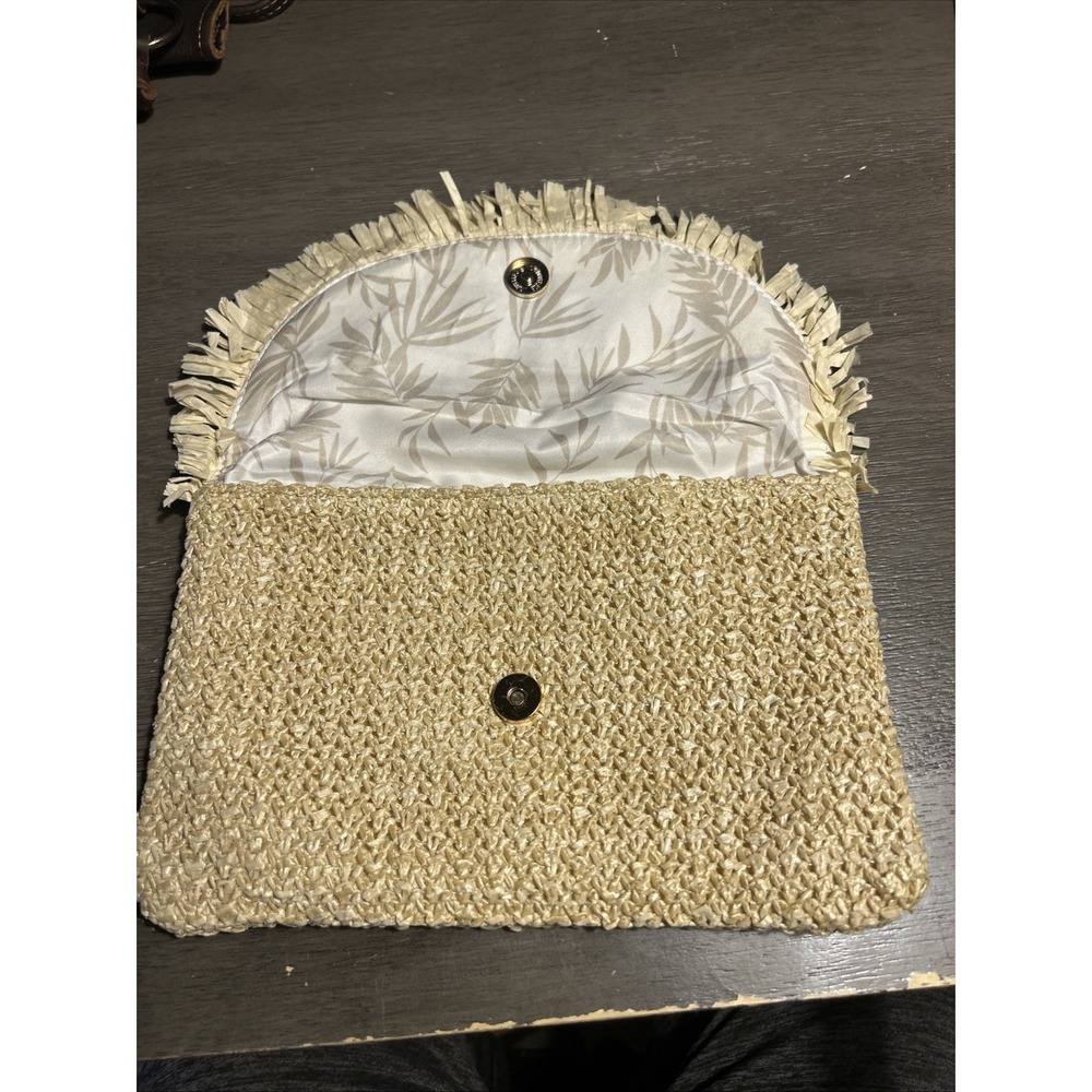 Woven Beachly  Straw Clutch Women's Purse Bag Summer Beach Bag envelope clutch